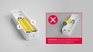 Sustitución guiada de pilas: detector de acceso Shocksensor de Securitas Direct
