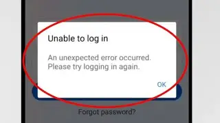 unable to login facebook account problem || an unexpected error occurred facebook
