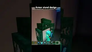 Minecraft armor stand #shorts #minecraft