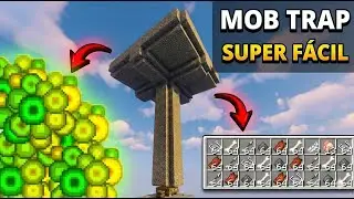COMO FAZER MOB TRAP EM 5 MINUTOS! MUITO XP e ITENS - Minecraft 1.12+