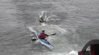 Kayak Surfing the Columbia Gorge Sternwheeler