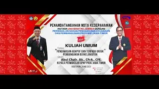 Penandatanganan Nota Kesepahaman antara UNEJ dengan BPKP Provinsi Jatim dan Kuliah Umum
