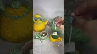 Набор вязаной еды