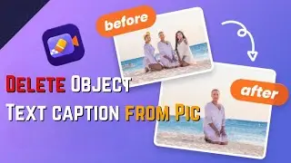 Delete Object and Text caption from Pic