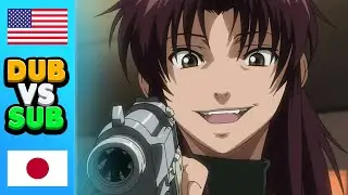 Black Lagoon Season 1 (Anime DUB vs SUB Comparison)