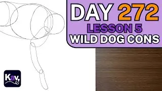 Draw With Me! Wild Dog Construction 2, Pt. 3 | Day 272