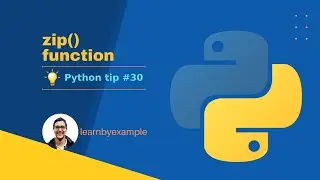 Python tip 30: zip() function