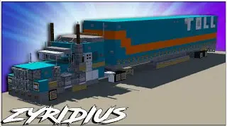 Minecraft Vehicle Tutorial - Australian TOLL Transport Truck (NEW)