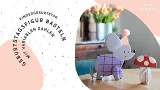 DIY BIRTHDAY GIFT | FIGURE WITH INTERCHANGEABLE NUMBERS FOR EACH YEAR | CHILDREN'S CRAFT IDEA
