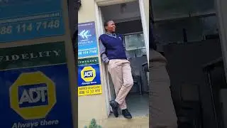 Conversation with Hotel security Lady. Midrand Johannesburg. South Africa.