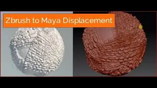 Displacement zbrush to maya