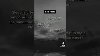 Sad Facts | Facts | Sad | Relatable | Tiktok 