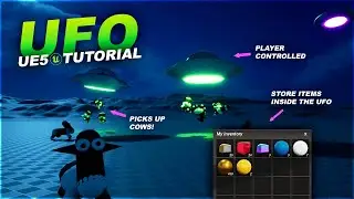 Make a Flyable UFO in Unreal Engine 5 Tutorial