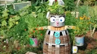 Веселые садовые фигурки   прекрасное украшение для сада