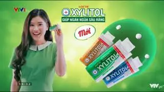 (Gốc và tua ngược) VTV1 - Quảng cáo kẹo Lotte Xylitol mới - Giúp ngăn ngừa sâu răng! (15s)