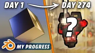 How much can I learn in 1 Year? | My Blender Progression