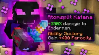 Crafting the NEW $250M Slayer Sword (Hypixel SkyBlock)