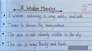 10 Lines on A Winter Morning | A Winter Morning Essay Writing in English