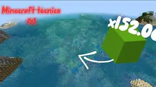 ¡Cubro el océano de Minecraft con hormigón verde!