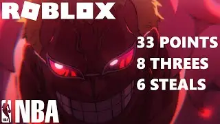 DOFLAMINGO PLAYS ROBLOX HOOPS - 50 POINT COMEBACK