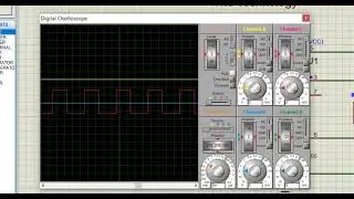 Astable multivibrator using 555 Timer Proteus simulation with pcb layout