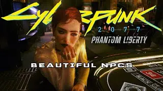 Cyberpunk's Beautiful Female Character Design in 4K