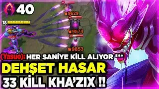 28 Minutes 33 KILL Full Armor Penetration Kha'zix!! I Even One Shot The Tank
