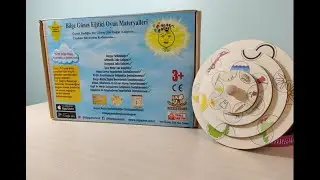 Bilge Güneş Bütünleştirme ve İlişkilendirme Çarkı Oyun Materyali Aldım 