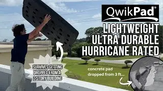 Unbreakable QwikPad for Generators: Survives 2-Story Fall