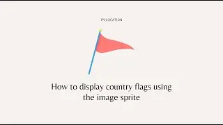 Display country flags using the image sprite