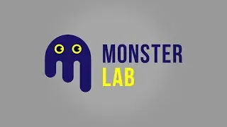Monster Lab Logo Design in Adobe Illustrator (SpeedArt/Tutorial)
