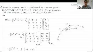 Solved Problems on Hermite Spline and Bezier Curve