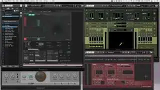 Ambient Kizomba - using Reaktor (Nod-e, Travelizer, Metaphysical Function, Dron-e, Skanner XT)