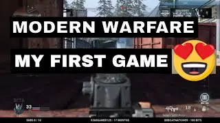 My First Game On Call Of Duty: Modern Warfare