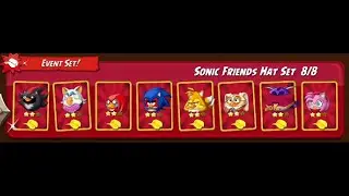 Angry Birds 2 | Completing and Upgrading the Sonic Friends Hat Set!