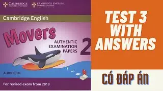 Movers 2 Listening Test 3 Authentic Examination Papers | Có Đáp Án | Yêu Tiếng Anh