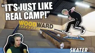 I got to Skate CAMP WOODWARD in Skater XL! | Skater XL