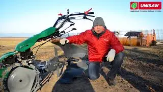 Особенности работы с плугом для мотоблока. На примере Caiman 340 