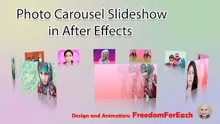 Photo Slideshow Photo Carousel in After Effects