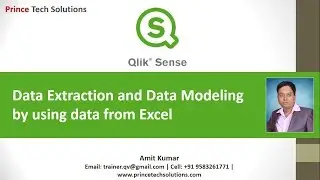 Qlik Sense Tutorial | Data Extraction and Data Modeling by using data from Excel