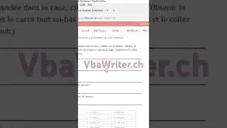 VbaWriter.ch générateur des codes VBA gratuit et efficace.
