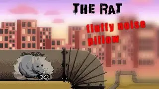 The Rat- Fluffy noise pillow - Lofi Punk track