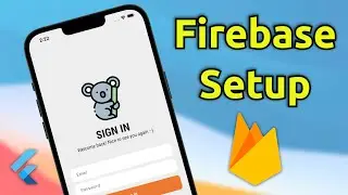 إنشاء وربط حساب فايربيز لأجهزة الأندرويد والآبل : Firebase - Setup #2 - Flutter
