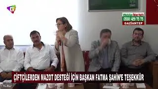 Çiftçilerden mazot desteği için Başkan Fatma Şahin’e teşekkür