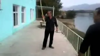 Таджикский дед каратист