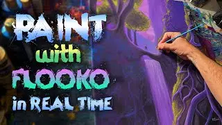 Paint With Flooko In Real Time - 2 HOUR paint and chill - ASMR