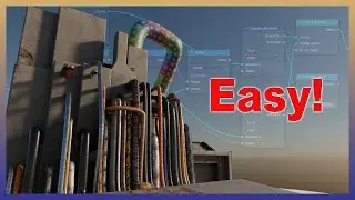 Procedural Pipes Done Properly Geometry Nodes and UV Unwrapping