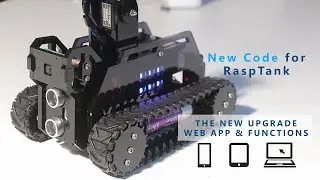 Adeept Raspberry Pi Robot Car RaspTank New Upgrade with WEB APP