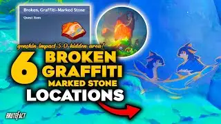 All 6 Broken Graffiti-Marked Stone Locations | Natlan Hidden Area | Genshin Impact 5.0