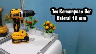 Tes Kekuatan Bor Baterai 20v